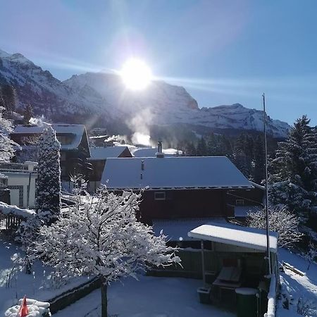 Apartment Chalet Im Sunnigen Usblick Wengen Dış mekan fotoğraf